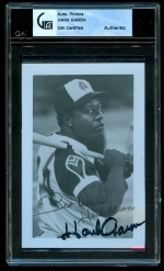 Hank Aaron Signed Photo (Atlanta Braves)